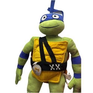 Teenage Mutant Ninja Turtles Leonardo Plush 26" Stuffed Toy 2023 TMNT Blue Mask